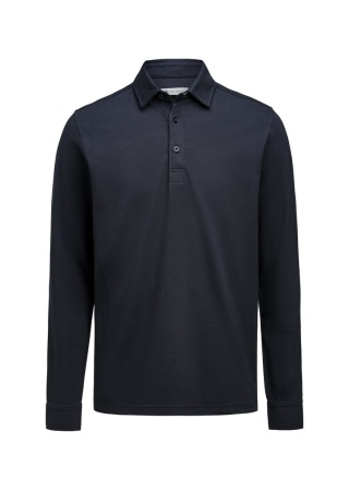 Polokošile s dlouhým rukávem SUPREME POLO LS Námořnická modrá Front Polokošile s dlouhým rukávem SUPREME POLO LS Námořnická modrá Front