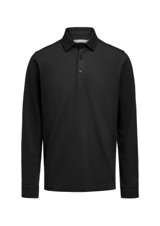 Polokošile s dlouhým rukávem SUPREME POLO LS Černá Front Polokošile s dlouhým rukávem SUPREME POLO LS Černá Front