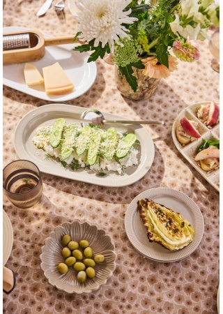 Servírovací talíř INKA, bílý  