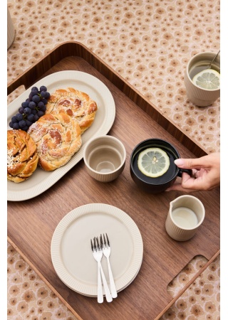 Servírovací talíř INKA, béžový  