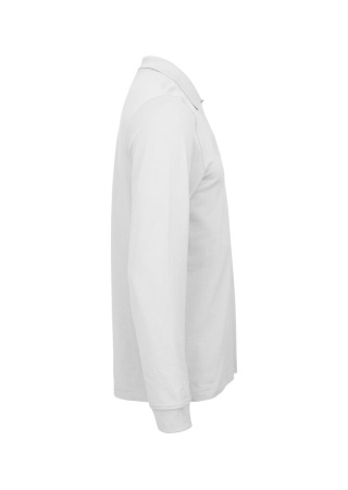 Polo tričko s dlouhým rukávem ADVANTAGE LS +35UPF WHITE Side