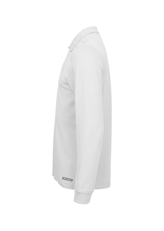 Polo tričko s dlouhým rukávem ADVANTAGE LS +35UPF WHITE Side