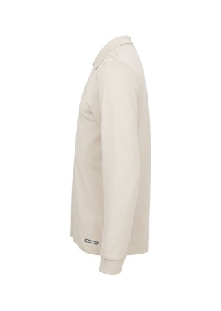 Polo tričko s dlouhým rukávem ADVANTAGE LS +35UPF BEIGE Side