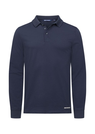 Polo tričko s dlouhým rukávem ADVANTAGE LS +35UPF NavyBlue Front