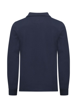 Polo tričko s dlouhým rukávem ADVANTAGE LS +35UPF NavyBlue Back