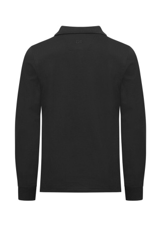 Polo tričko s dlouhým rukávem ADVANTAGE LS +35UPF BLACK Back