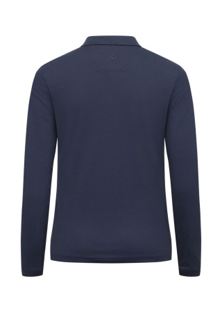 Dámské polo tričko s dlouhým rukávem ADVANTAGE LS+35 UPF NavyBlue Back