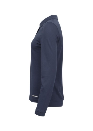 Dámské polo tričko s dlouhým rukávem ADVANTAGE LS+35 UPF NavyBlue Side
