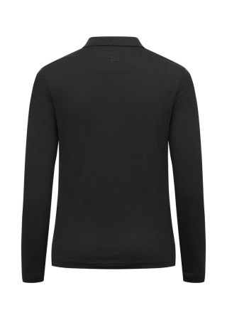 Dámské polo tričko s dlouhým rukávem ADVANTAGE LS+35 UPF BLACK Back