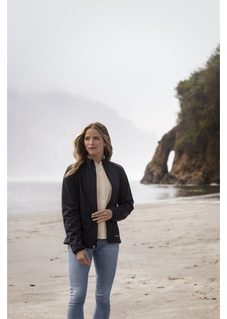 Dámská softshellová bunda OAK HARBOR BLACK Side