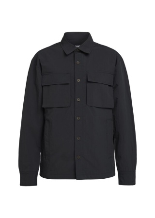 Košile OVERSHIRT TENSON Černá Front Košile OVERSHIRT TENSON Černá Front