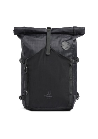 Batoh TENSON CAMPER ROLL-TOP BLACK Front