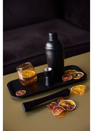 Set na přípravu koktejlů, černý Set na přípravu koktejlů, černý