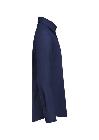Strečová košile YELLOW BOW 150 twill stretch slim NAVY/BROWN Side Strečová košile YELLOW BOW 150 twill stretch slim NAVY/BROWN Side