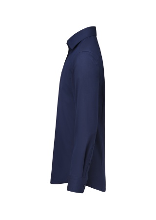 Strečová košile YELLOW BOW 150 twill stretch slim NAVY/BROWN Side Strečová košile YELLOW BOW 150 twill stretch slim NAVY/BROWN Side