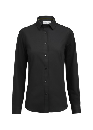 Strečová dámská košile YELLOW BOW 150 twill stretch BLACK Front