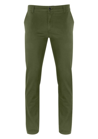 Pánské kalhoty Harvest - Chino Officer Zelená Moss Green Front Pánské kalhoty Harvest - Chino Officer Zelená Moss Green Front