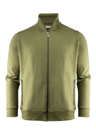 Celopropínací svetr Harvest Melville Zelená Moss Green Front Celopropínací svetr Harvest Melville Zelená Moss Green Front