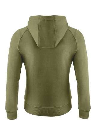 Dámská mikina s kapucí Hardin Zelená Moss Green Back Dámská mikina s kapucí Hardin Zelená Moss Green Back