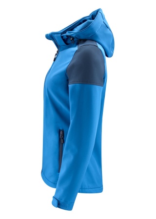 Dámská softshellová bunda Prime Kobaltová/námořnická Side Dámská softshellová bunda Prime Kobaltová/námořnická Side