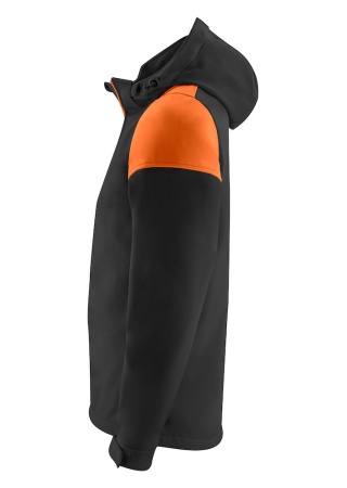 Softshellová bunda Prime Černá/oranžová Side Softshellová bunda Prime Černá/oranžová Side