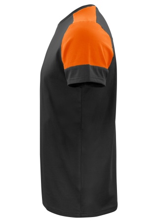 Dvoubarevné tričko Prime T Černá/oranžová Side Dvoubarevné tričko Prime T Černá/oranžová Side