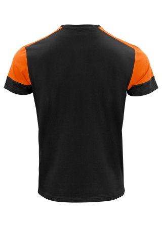 Dvoubarevné tričko Prime T Černá/oranžová Back Dvoubarevné tričko Prime T Černá/oranžová Back
