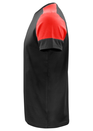 Dvoubarevné tričko Prime T Černá/červená Side Dvoubarevné tričko Prime T Černá/červená Side