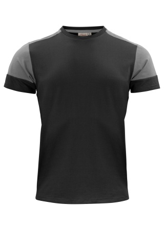 Dvoubarevné tričko Prime T Černá/antracit Front Dvoubarevné tričko Prime T Černá/antracit Front