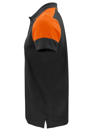Pánská polokošile Printer Prime Černá/oranžová Side Pánská polokošile Printer Prime Černá/oranžová Side