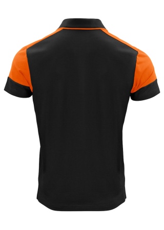 Pánská polokošile Printer Prime Černá/oranžová Back Pánská polokošile Printer Prime Černá/oranžová Back