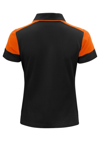 Dámská polokošile Printer Prime Černá/oranžová Back Dámská polokošile Printer Prime Černá/oranžová Back