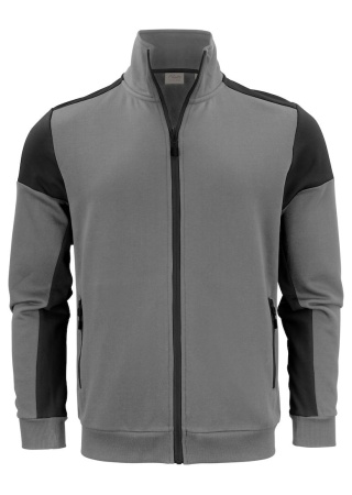 Mikinová bunda Printer Prime Sweatvest antracit/černá Front Mikinová bunda Printer Prime Sweatvest antracit/černá Front