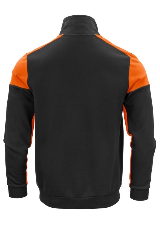 Mikinová bunda Printer Prime Sweatvest Černá/oranžová Back Mikinová bunda Printer Prime Sweatvest Černá/oranžová Back