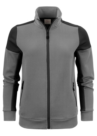 Dámská mikinobunda Printer Prime sweatvest antracit/černá Front Dámská mikinobunda Printer Prime sweatvest antracit/černá Front