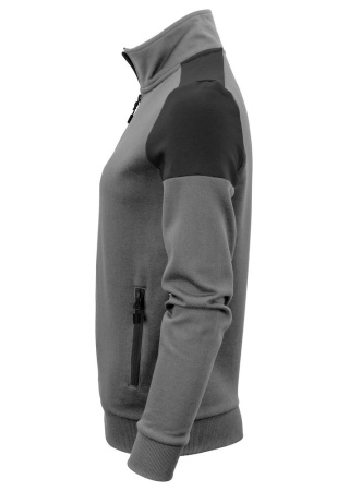 Dámská mikinobunda Printer Prime sweatvest antracit/černá Side Dámská mikinobunda Printer Prime sweatvest antracit/černá Side