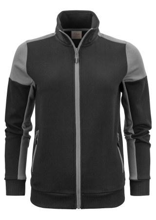Dámská mikinobunda Printer Prime sweatvest Černá/antracit Front Dámská mikinobunda Printer Prime sweatvest Černá/antracit Front