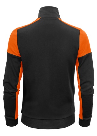 Dámská mikinobunda Printer Prime sweatvest Černá/oranžová Back Dámská mikinobunda Printer Prime sweatvest Černá/oranžová Back