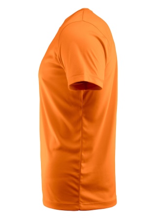 Funkční tričko Printer RUN Světlá oranžová Side Funkční tričko Printer RUN Světlá oranžová Side