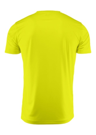 Funkční tričko Printer RUN NEON YELLOW Back Funkční tričko Printer RUN NEON YELLOW Back