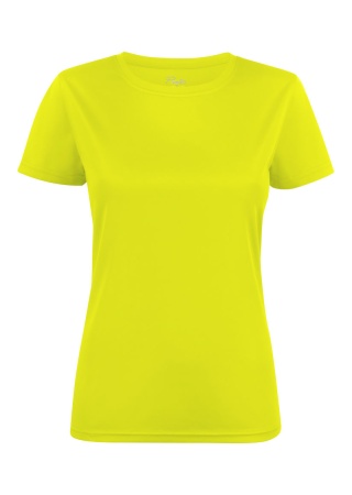 Dámské funkční tričko Printer RUN NEON YELLOW Front Dámské funkční tričko Printer RUN NEON YELLOW Front