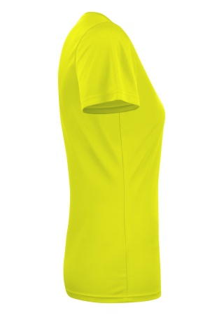 Dámské funkční tričko Printer RUN NEON YELLOW Side Dámské funkční tričko Printer RUN NEON YELLOW Side
