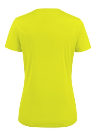 Dámské funkční tričko Printer RUN NEON YELLOW Back Dámské funkční tričko Printer RUN NEON YELLOW Back