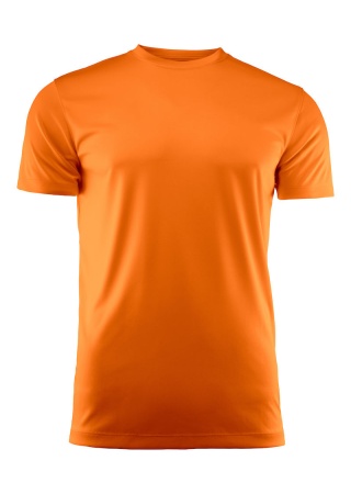 Dětské funkční tričko RUN Světlá oranžová Front Dětské funkční tričko RUN Světlá oranžová Front